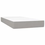 ΚΡΕΒΑΤΙ BOXSPRING ΜΕ ΣΤΡΩΜΑ ΑΝΟΙΧΤΟ ΓΚΡΙ 90X200 ΕΚ. ΥΦΑΣΜΑΤΙΝΟ 3126133
