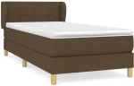 ΚΡΕΒΑΤΙ BOXSPRING ΜΕ ΣΤΡΩΜΑ ΣΚΟΥΡΟ ΚΑΦΕ 90X200 ΕΚ. ΥΦΑΣΜΑΤΙΝΟ 3126776