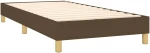 ΚΡΕΒΑΤΙ BOXSPRING ΜΕ ΣΤΡΩΜΑ ΣΚΟΥΡΟ ΚΑΦΕ 90X200 ΕΚ. ΥΦΑΣΜΑΤΙΝΟ 3126776