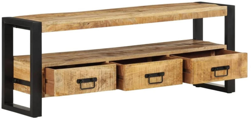 ΈΠΙΠΛΟ ΤΗΛΕΟΡΑΣΗΣ 120 X 30 X 45 ΕΚ. ΑΠΟ ΜΑΣΙΦ ΞΥΛΟ ΜΑΝΓΚΟ 351669