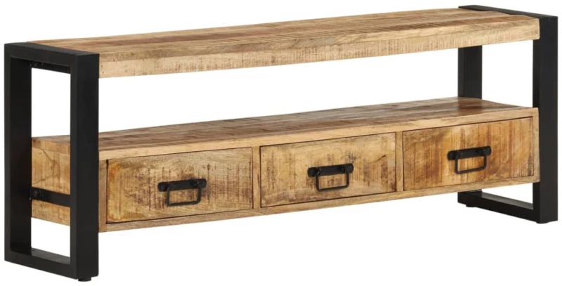 ΈΠΙΠΛΟ ΤΗΛΕΟΡΑΣΗΣ 120 X 30 X 45 ΕΚ. ΑΠΟ ΜΑΣΙΦ ΞΥΛΟ ΜΑΝΓΚΟ 351669