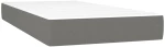 ΚΡΕΒΑΤΙ BOXSPRING ΜΕ ΣΤΡΩΜΑ ΣΚΟΥΡΟ ΓΚΡΙ 100X200 ΕΚ. ΥΦΑΣΜΑΤΙΝΟ 3128422