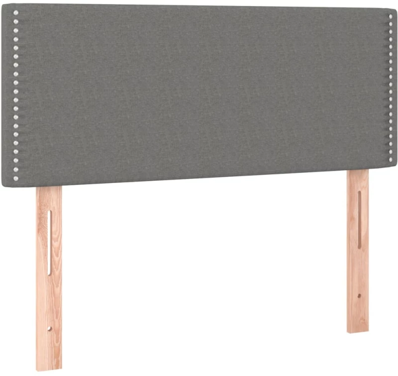 ΚΡΕΒΑΤΙ BOXSPRING ΜΕ ΣΤΡΩΜΑ ΣΚΟΥΡΟ ΓΚΡΙ 100X200 ΕΚ. ΥΦΑΣΜΑΤΙΝΟ 3129610