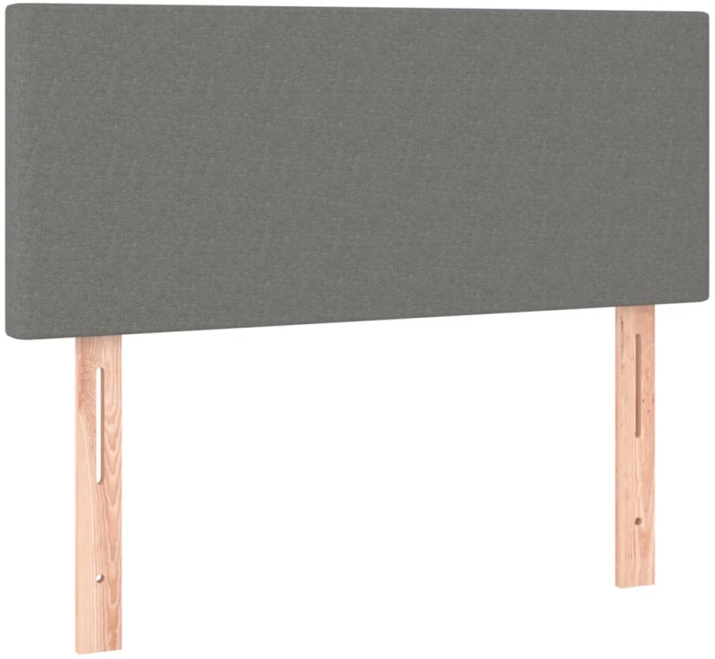ΚΡΕΒΑΤΙ BOXSPRING ΜΕ ΣΤΡΩΜΑ & LED ΣΚ.ΓΚΡΙ 100X200 ΕΚ ΥΦΑΣΜΑΤΙΝΟ 3133534