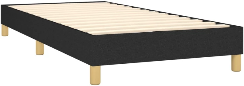 ΚΡΕΒΑΤΙ BOXSPRING ΜΕ ΣΤΡΩΜΑ & LED ΜΑΥΡΟ 80X200 ΕΚ. ΥΦΑΣΜΑΤΙΝΟ 3133591