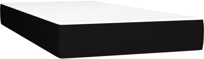 ΚΡΕΒΑΤΙ BOXSPRING ΜΕ ΣΤΡΩΜΑ & LED ΜΑΥΡΟ 80X200 ΕΚ. ΥΦΑΣΜΑΤΙΝΟ 3133591