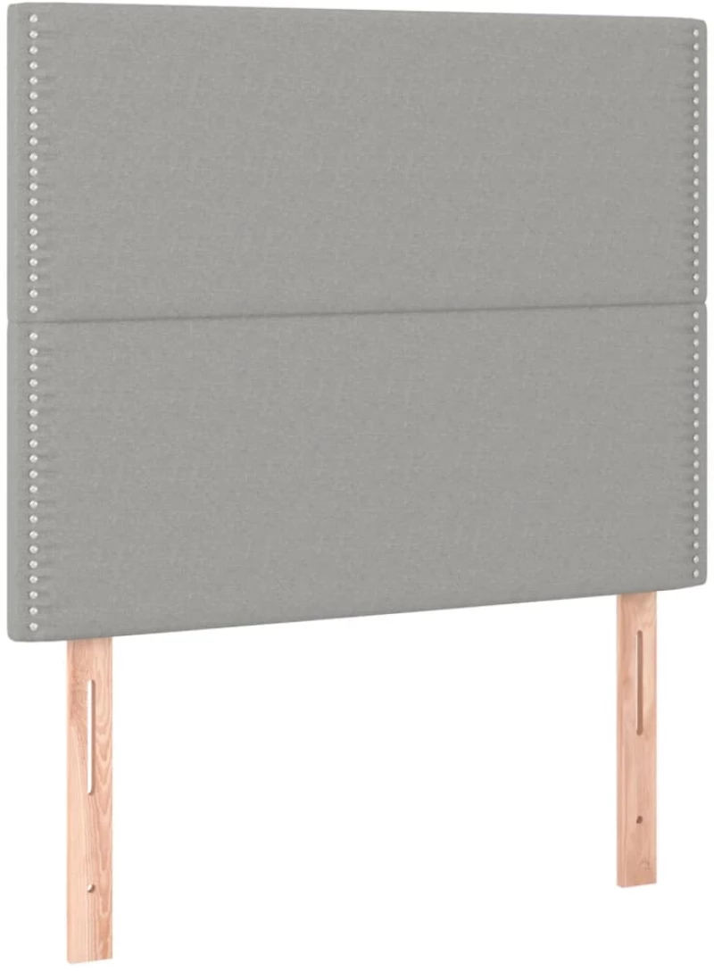 ΚΡΕΒΑΤΙ BOXSPRING ΜΕ ΣΤΡΩΜΑ & LED ΑΝ.ΓΚΡΙ 100X200ΕΚ. ΥΦΑΣΜΑΤΙΝΟ 3135333