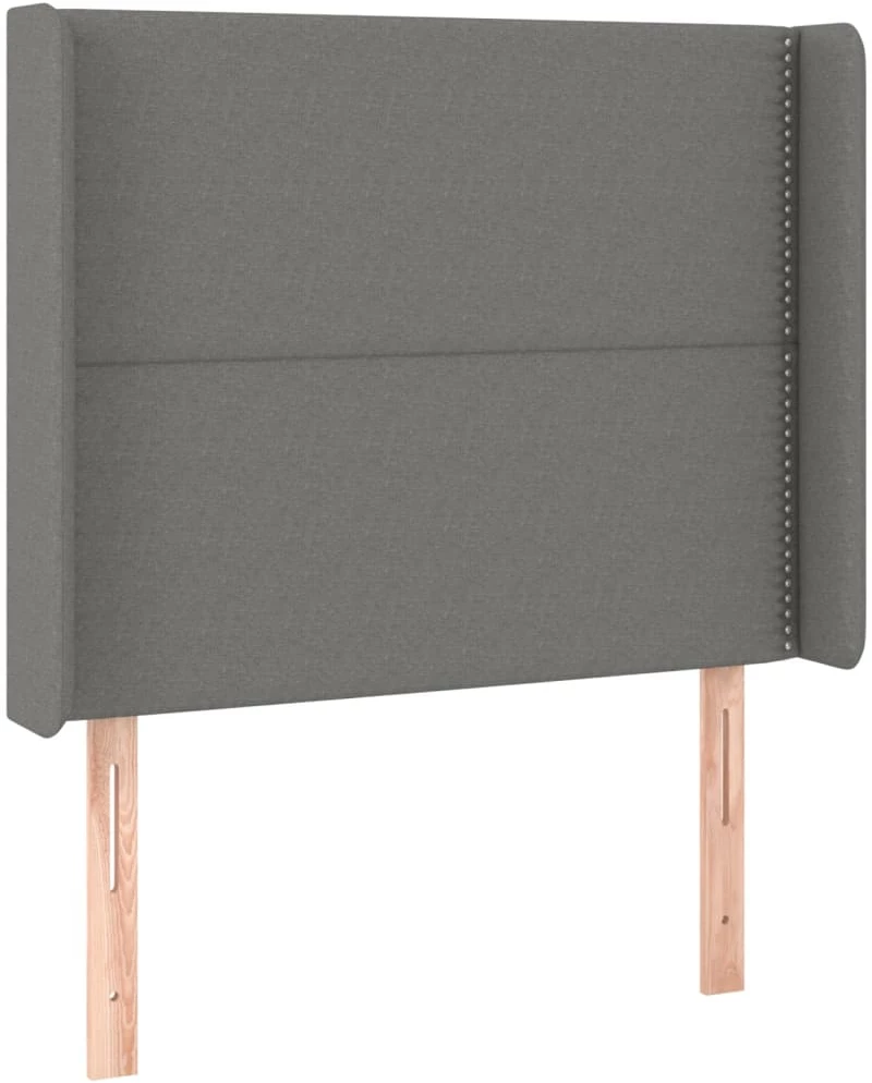 ΚΡΕΒΑΤΙ BOXSPRING ΜΕ ΣΤΡΩΜΑ & LED ΣΚ.ΓΚΡΙ 100X200 ΕΚ ΥΦΑΣΜΑΤΙΝΟ 3138774