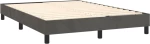 ΚΡΕΒΑΤΙ BOXSPRING ΜΕ ΣΤΡΩΜΑ ΣΚΟΥΡΟ ΓΚΡΙ 140X200 ΕΚ. ΒΕΛΟΥΔΙΝΟ 3144334
