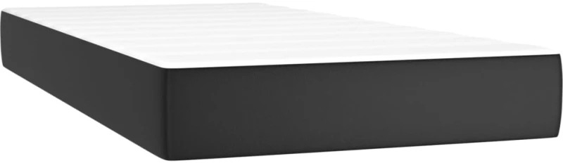 ΚΡΕΒΑΤΙ BOXSPRING ΜΕ ΣΤΡΩΜΑ & LED ΜΑΥΡΟ 100X200 ΕΚ. ΣΥΝΘ. ΔΕΡΜΑ 3134087