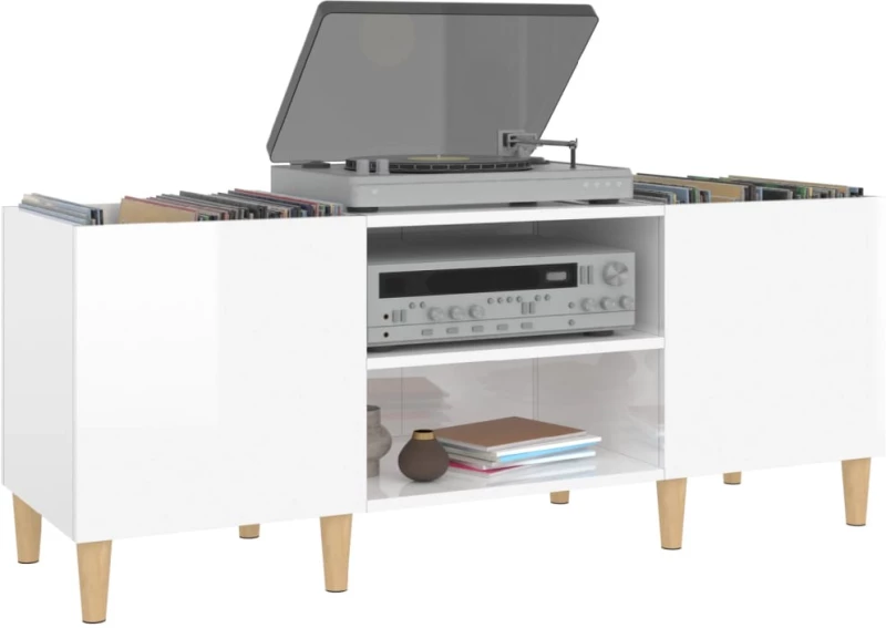 ΔΙΣΚΟΘΗΚΗ ΓΥΑΛΙΣΤΕΡΗ ΛΕΥΚΗ 121X38X48 ΕΚ. ΑΠΟ ΕΠΕΞΕΡΓΑΣΜΕΝΟ ΞΥΛΟ 831927