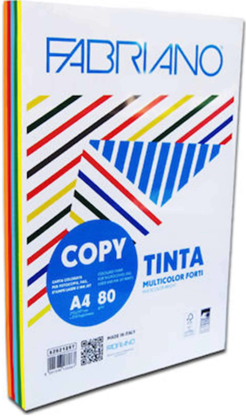 FABRIANO COPY TINTA A4 80gr MULTICOLOR 250 ΦΥΛΛΑ