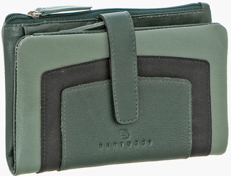 Δερμάτινο Γυναικείο Πορτοφόλι (521-1001-green)