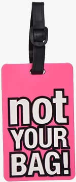 Ετικέτα κατόχου (718-060605notyourbag-pink)