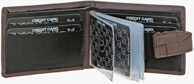 Δερμάτινη καρτοθήκη (521-070-brown)