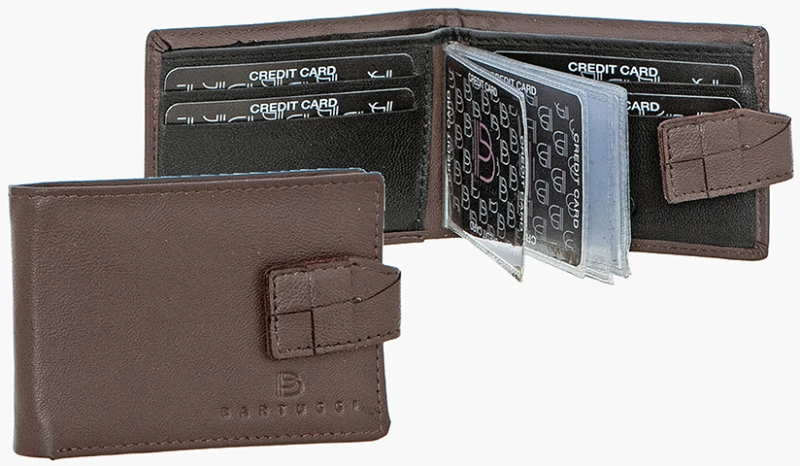 Δερμάτινη καρτοθήκη (521-070-brown)