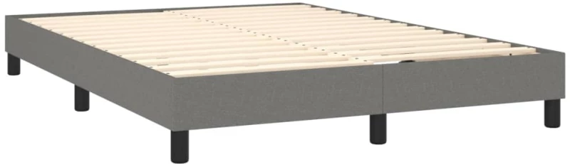 ΚΡΕΒΑΤΙ BOXSPRING ΜΕ ΣΤΡΩΜΑ ΣΚΟΥΡΟ ΓΚΡΙ 140X190 ΕΚ. ΥΦΑΣΜΑΤΙΝΟ 3144070