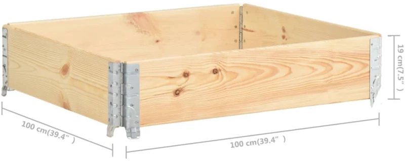 ΚΟΛΑΡΟ ΠΑΛΕΤΑΣ 100 X 100 ΕΚ. ΑΠΟ ΜΑΣΙΦ ΞΥΛΟ ΠΕΥΚΟΥ 310056