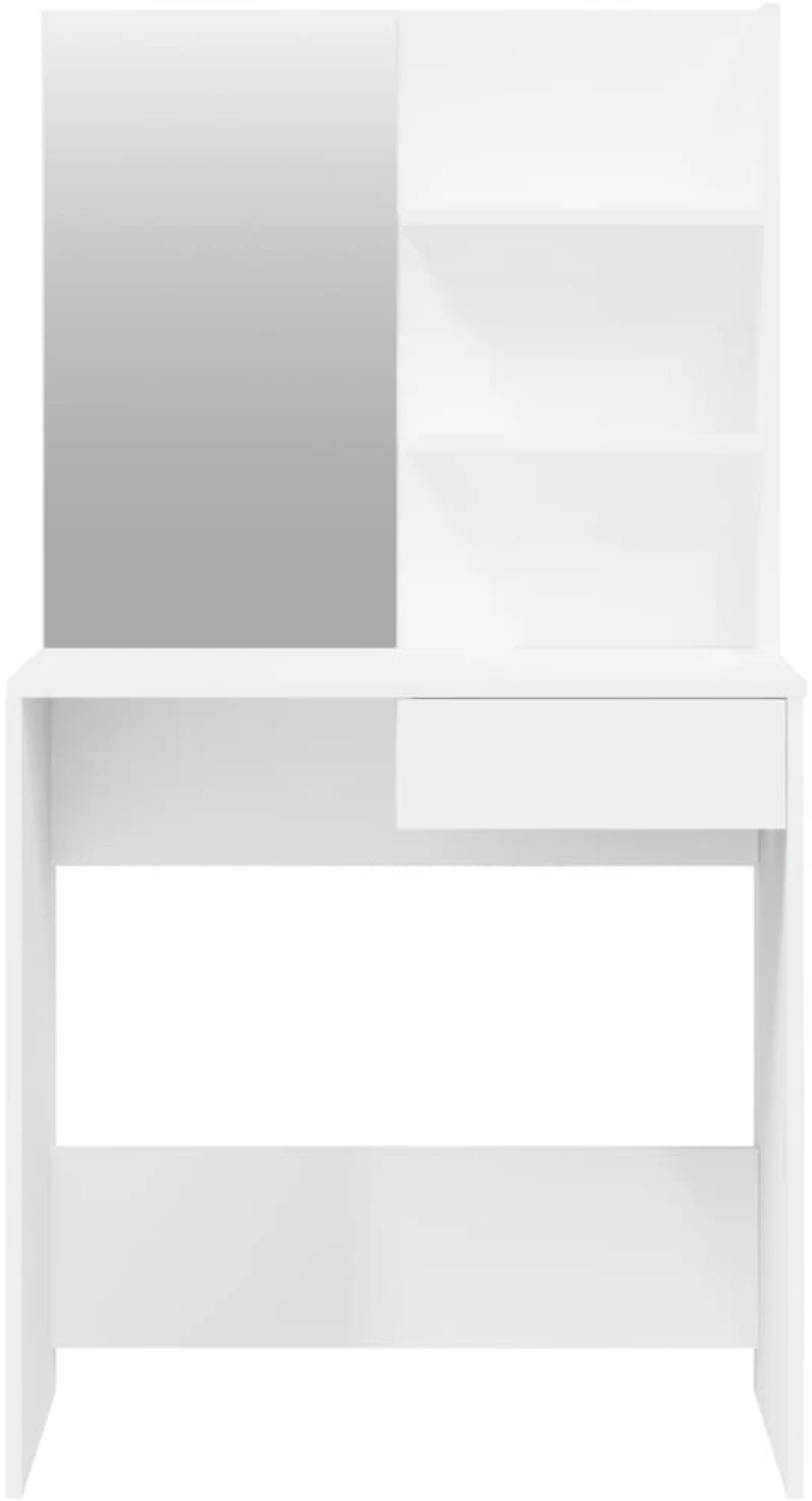 ΜΠΟΥΝΤΟΥΑΡ ΜΕ ΚΑΘΡΕΦΤΗ ΛΕΥΚΟ 74,5 X 40 X 141 ΕΚ. 802804