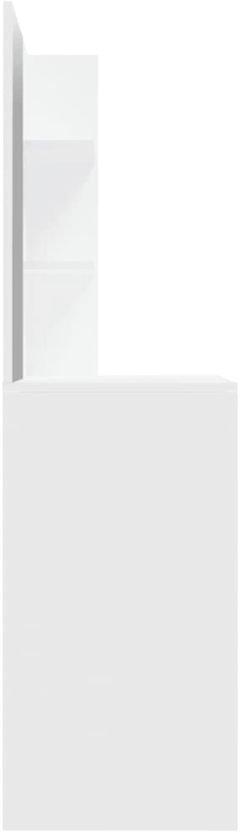 ΜΠΟΥΝΤΟΥΑΡ ΜΕ ΚΑΘΡΕΦΤΗ ΛΕΥΚΟ 74,5 X 40 X 141 ΕΚ. 802804