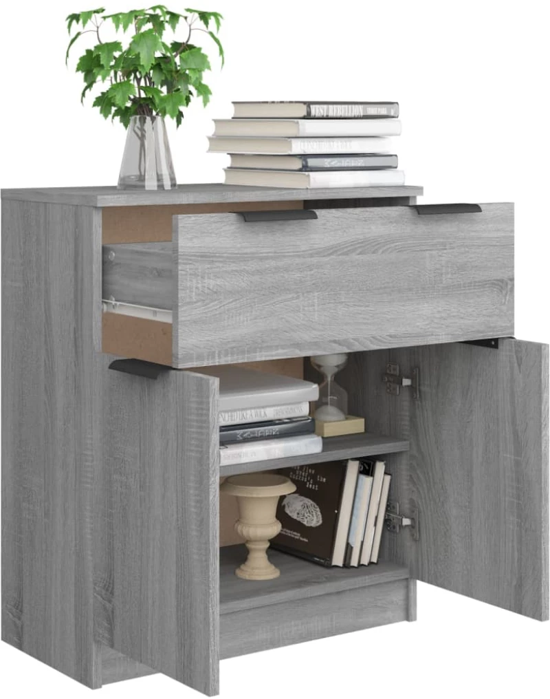 ΝΤΟΥΛΑΠΙ ΓΚΡΙ SONOMA 60 X 30 X 70 ΕΚ. ΑΠΟ ΕΠΕΞΕΡΓΑΣΜΕΝΟ ΞΥΛΟ 816992