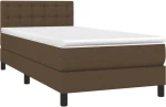 ΚΡΕΒΑΤΙ BOXSPRING ΜΕ ΣΤΡΩΜΑ & LED ΣΚ.ΚΑΦΕ 90X200 ΕΚ. ΥΦΑΣΜΑΤΙΝΟ 3133448