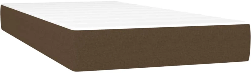 ΚΡΕΒΑΤΙ BOXSPRING ΜΕ ΣΤΡΩΜΑ & LED ΣΚ.ΚΑΦΕ 90X200 ΕΚ. ΥΦΑΣΜΑΤΙΝΟ 3133448