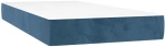 ΚΡΕΒΑΤΙ BOXSPRING ΜΕ ΣΤΡΩΜΑ ΣΚΟΥΡΟ ΜΠΛΕ 90X200 ΕΚ. ΒΕΛΟΥΔΙΝΟ 3144313