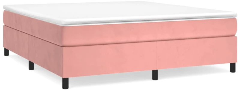 ΚΡΕΒΑΤΙ BOXSPRING ΜΕ ΣΤΡΩΜΑ ΡΟΖ 160X200 ΕΚ. ΒΕΛΟΥΔΙΝΟ 3144692