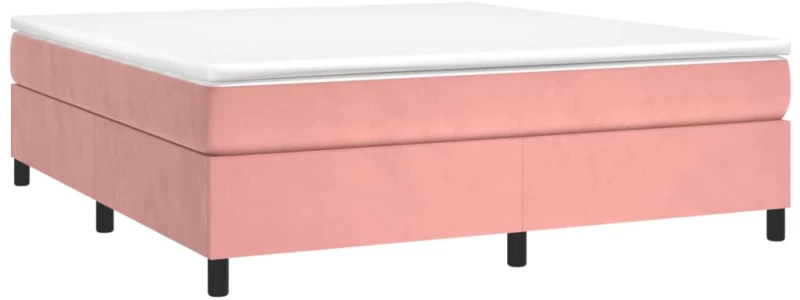 ΚΡΕΒΑΤΙ BOXSPRING ΜΕ ΣΤΡΩΜΑ ΡΟΖ 160X200 ΕΚ. ΒΕΛΟΥΔΙΝΟ 3144692