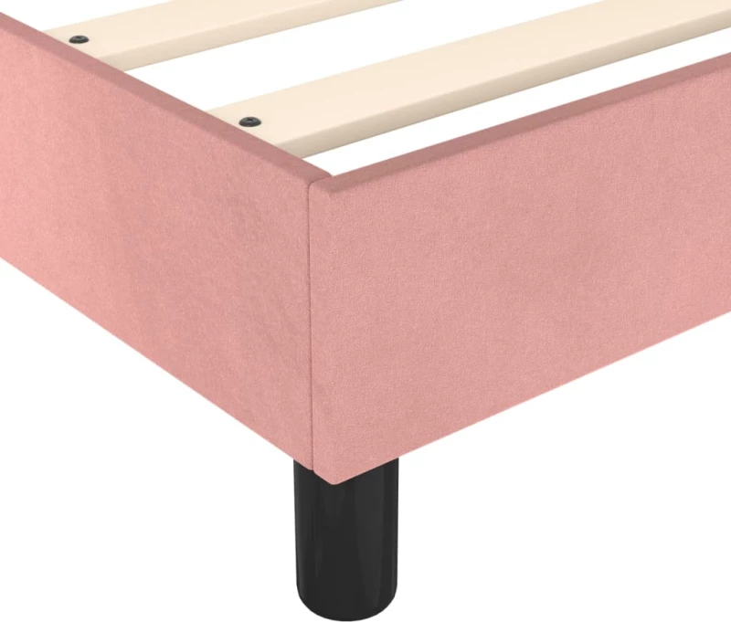 ΚΡΕΒΑΤΙ BOXSPRING ΜΕ ΣΤΡΩΜΑ ΡΟΖ 160X200 ΕΚ. ΒΕΛΟΥΔΙΝΟ 3144692