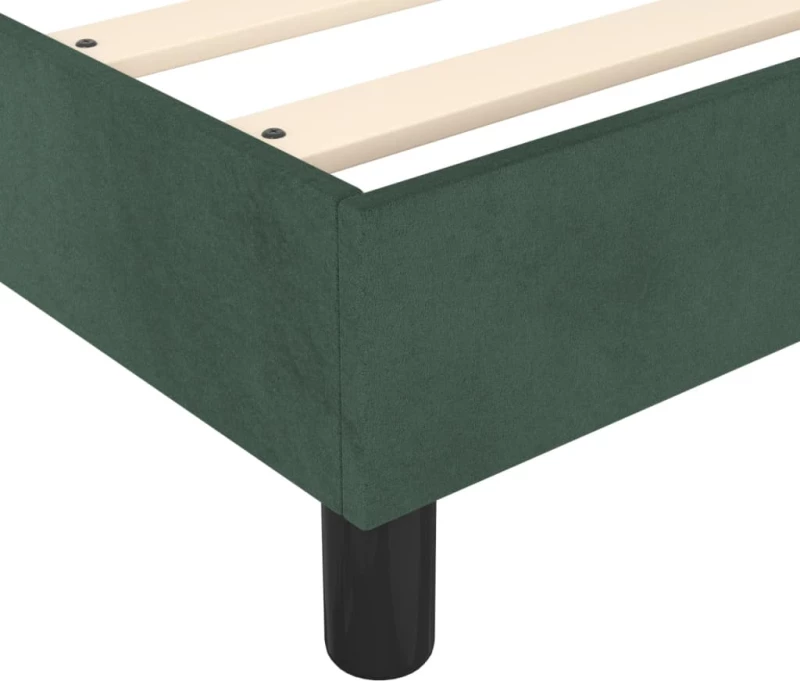 ΚΡΕΒΑΤΙ BOXSPRING ΜΕ ΣΤΡΩΜΑ ΣΚΟΥΡΟ ΠΡΑΣΙΝΟ 90X200 ΕΚ. ΒΕΛΟΥΔΙΝΟ 3144660
