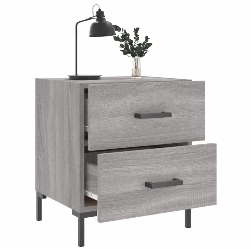 ΚΟΜΟΔΙΝΟ ΓΚΡΙ SONOMA 40 X 35 X 47,5 ΕΚ. ΑΠΟ ΕΠΕΞΕΡΓΑΣΜΕΝΟ ΞΥΛΟ 827320