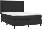 ΚΡΕΒΑΤΙ BOXSPRING ΜΕ ΣΤΡΩΜΑ ΜΑΥΡΟ 140X200ΕΚ.ΑΠΟ ΣΥΝΘΕΤΙΚΟ ΔΕΡΜΑ 3132501