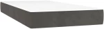 ΚΡΕΒΑΤΙ BOXSPRING ΜΕ ΣΤΡΩΜΑ ΣΚΟΥΡΟ ΓΚΡΙ 90X190 ΕΚ. ΒΕΛΟΥΔΙΝΟ 3129304