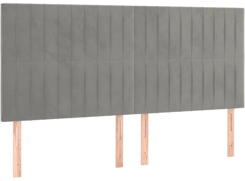 ΚΡΕΒΑΤΙ BOXSPRING ΜΕ ΣΤΡΩΜΑ & LED ΑΝ.ΓΚΡΙ 180X200 ΕΚ. ΒΕΛΟΥΔΙΝΟ 3136257