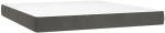 ΚΡΕΒΑΤΙ BOXSPRING ΜΕ ΣΤΡΩΜΑ ΣΚΟΥΡΟ ΓΚΡΙ 180X200 ΕΚ. ΒΕΛΟΥΔΙΝΟ 3141438