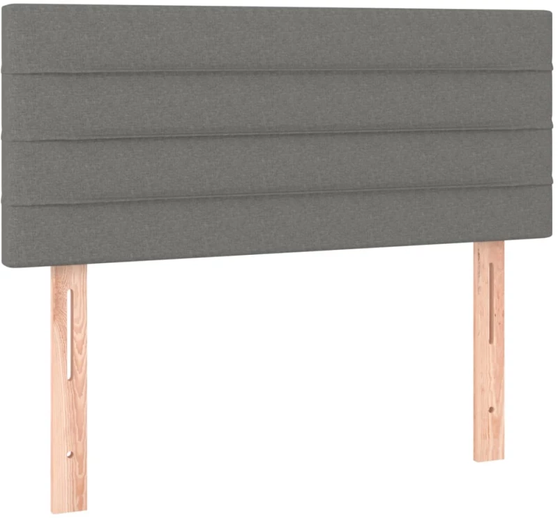 ΚΡΕΒΑΤΙ BOXSPRING ΜΕ ΣΤΡΩΜΑ & LED ΣΚ.ΓΚΡΙ 80X200 ΕΚ. ΥΦΑΣΜΑΤΙΝΟ 3133190