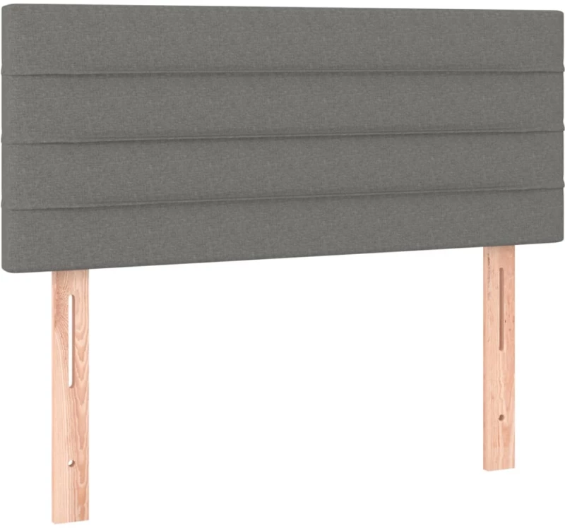 ΚΡΕΒΑΤΙ BOXSPRING ΜΕ ΣΤΡΩΜΑ ΣΚΟΥΡΟ ΓΚΡΙ 80X200 ΕΚ. ΥΦΑΣΜΑΤΙΝΟ 3140650