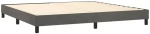 ΚΡΕΒΑΤΙ BOXSPRING ΜΕ ΣΤΡΩΜΑ & LED ΣΚ. ΓΚΡΙ 200X200ΕΚ. ΒΕΛΟΥΔΙΝΟ 3134304