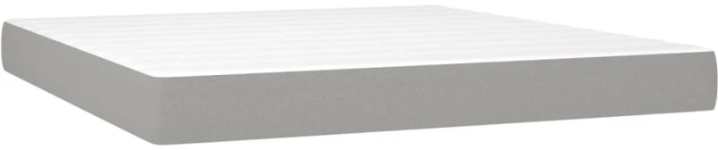 ΚΡΕΒΑΤΙ BOXSPRING ΜΕ ΣΤΡΩΜΑ ΑΝΟΙΧΤΟ ΓΚΡΙ 180X200 ΕΚ. ΥΦΑΣΜΑΤΙΝΟ 3126661