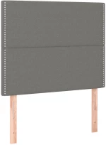 ΚΡΕΒΑΤΙ BOXSPRING ΜΕ ΣΤΡΩΜΑ ΣΚΟΥΡΟ ΓΚΡΙ 100X200 ΕΚ. ΥΦΑΣΜΑΤΙΝΟ 3136494