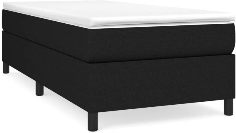 ΚΡΕΒΑΤΙ BOXSPRING ΜΕ ΣΤΡΩΜΑ ΜΑΥΡΟ 100 X 200 ΕΚ. ΥΦΑΣΜΑΤΙΝΟ 3144401