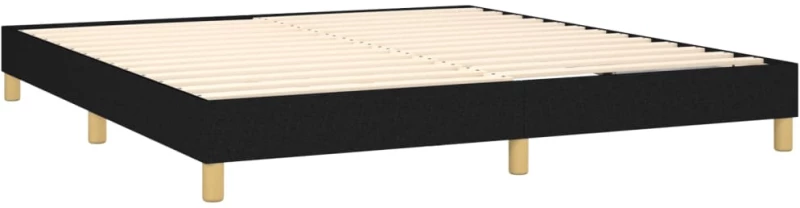 ΚΡΕΒΑΤΙ BOXSPRING ΜΕ ΣΤΡΩΜΑ & LED ΜΑΥΡΟ 180X200 ΕΚ. ΥΦΑΣΜΑΤΙΝΟ 3133575