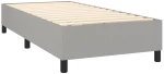 ΚΡΕΒΑΤΙ BOXSPRING ΜΕ ΣΤΡΩΜΑ ΑΝΟΙΧΤΟ ΓΚΡΙ 80X200 ΕΚ. ΥΦΑΣΜΑΤΙΝΟ 3128157