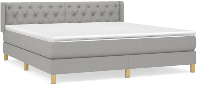 ΚΡΕΒΑΤΙ BOXSPRING ΜΕ ΣΤΡΩΜΑ ΑΝ. ΠΡΑΣΙΝΟ 160X200ΕΚ ΥΦΑΣΜΑΤΙΝΟ 3130521