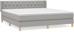 ΚΡΕΒΑΤΙ BOXSPRING ΜΕ ΣΤΡΩΜΑ ΑΝ. ΠΡΑΣΙΝΟ 160X200ΕΚ ΥΦΑΣΜΑΤΙΝΟ 3130521