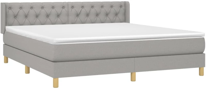 ΚΡΕΒΑΤΙ BOXSPRING ΜΕ ΣΤΡΩΜΑ ΑΝ. ΠΡΑΣΙΝΟ 160X200ΕΚ ΥΦΑΣΜΑΤΙΝΟ 3130521