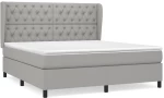 ΚΡΕΒΑΤΙ BOXSPRING ΜΕ ΣΤΡΩΜΑ ΑΝ. ΠΡΑΣΙΝΟ 160X200ΕΚ ΥΦΑΣΜΑΤΙΝΟ 3128213
