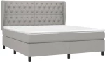 ΚΡΕΒΑΤΙ BOXSPRING ΜΕ ΣΤΡΩΜΑ ΑΝ. ΠΡΑΣΙΝΟ 160X200ΕΚ ΥΦΑΣΜΑΤΙΝΟ 3128213